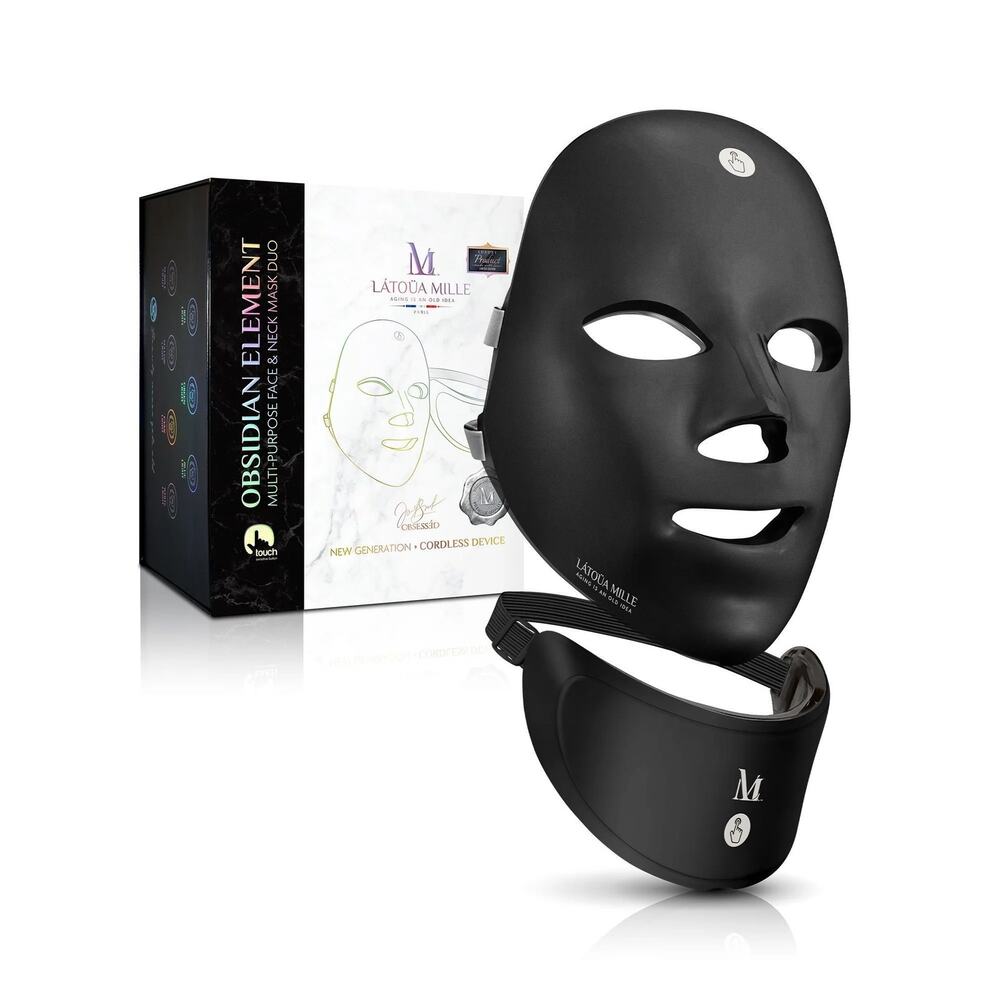 LATOUA MILLE Obsidian Element Multi-Purpose Face & Neck Mask Duo